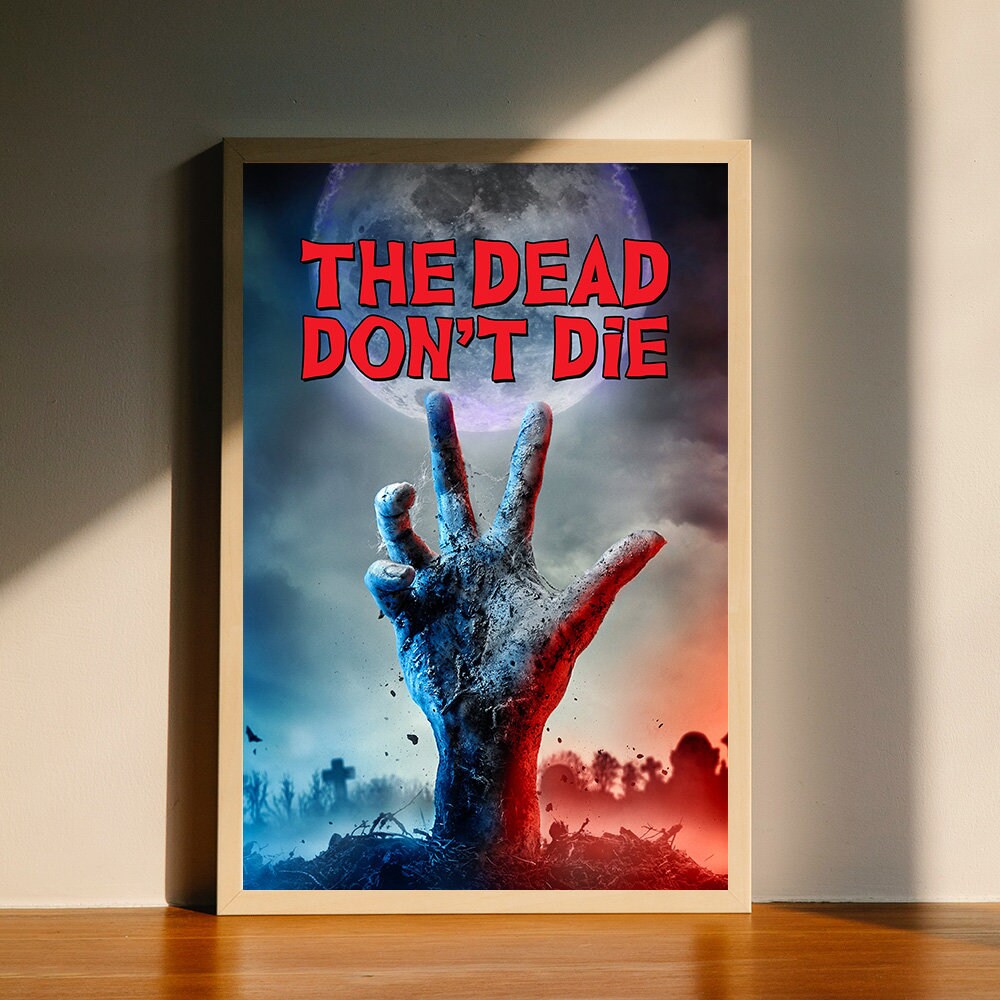 Dead Don't Die Movie Canvas Poster, Wall Art Decor, Home Decor, No Frame.jpg