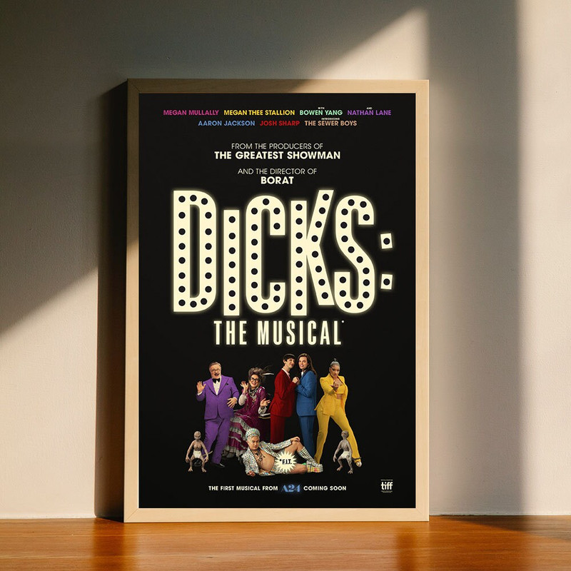 Dicks the Musical 2023 Movie Canvas Poster, Wall Art Decor, Home Decor, No Frame.jpg