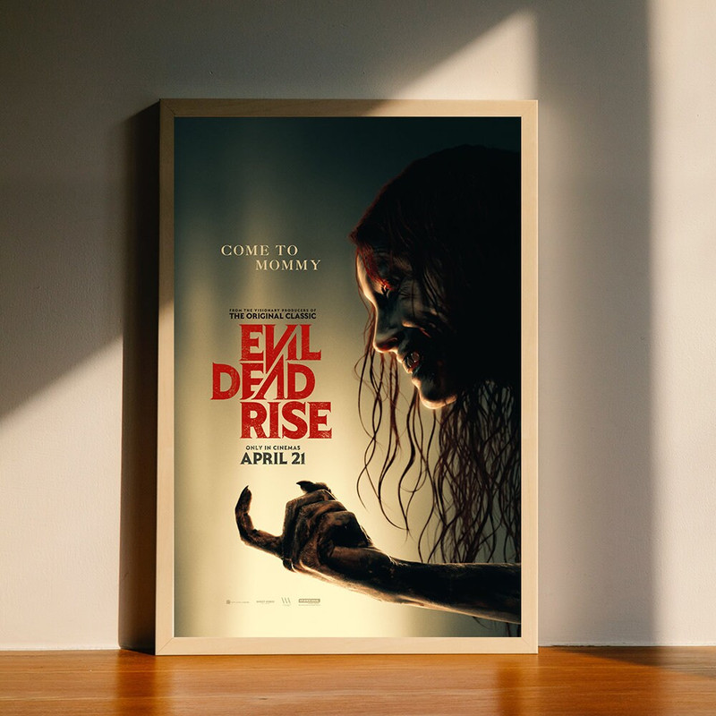 Evil Dead Rise 2023 Movie Canvas Poster, Wall Art Decor, Home Decor, No Frame.jpg