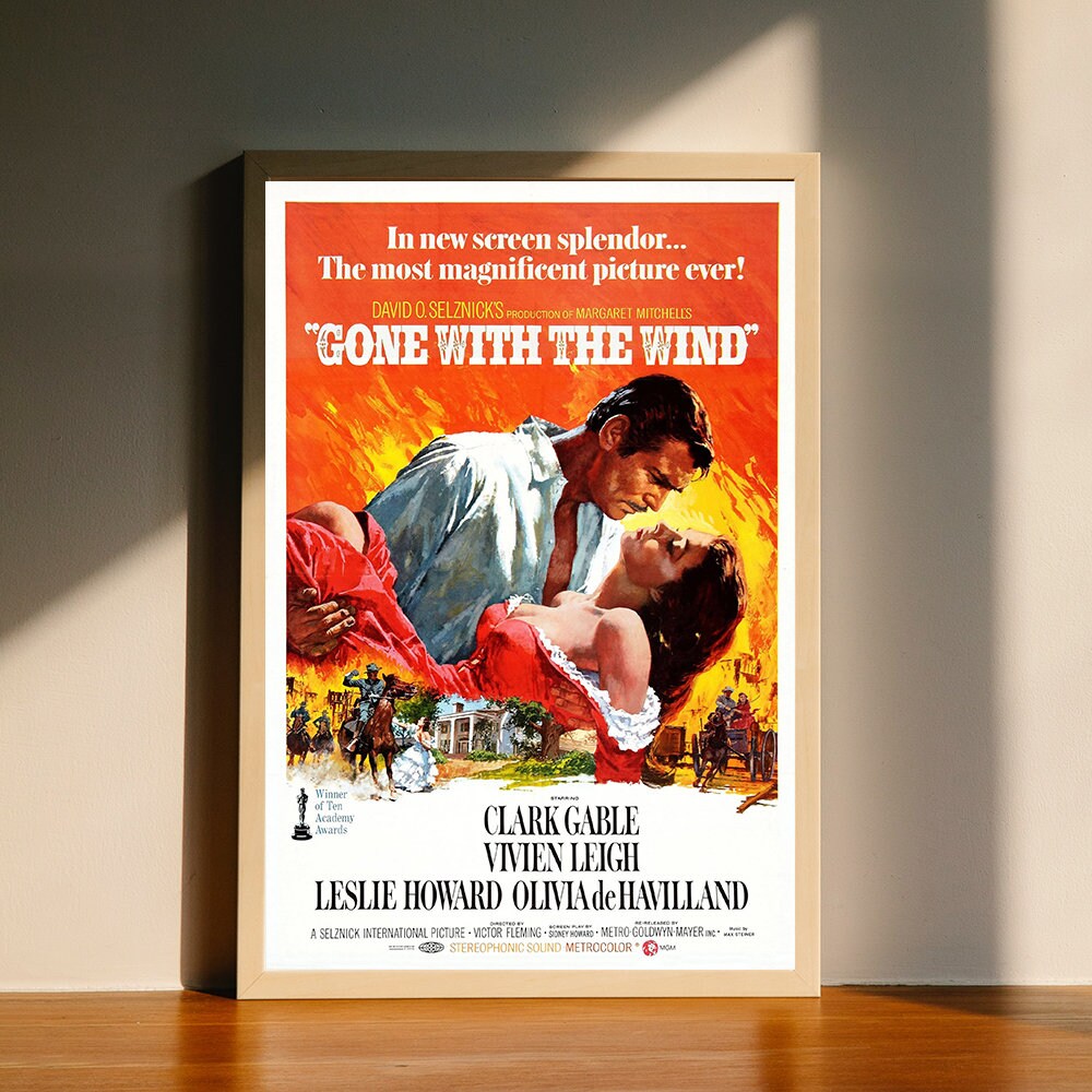 Gone with the Wind Movie Canvas Poster, Wall Art Decor, Home Decor, No Frame.jpg