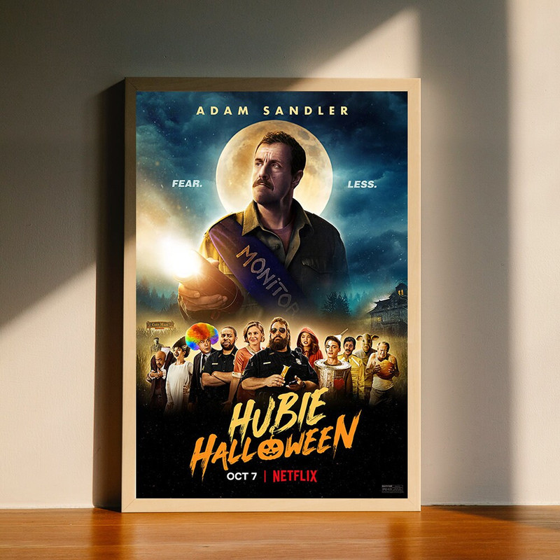 Hubie Halloween Adam Sandler Movie Canvas Poster, Wall Art Decor, Home Decor, No Frame.jpg