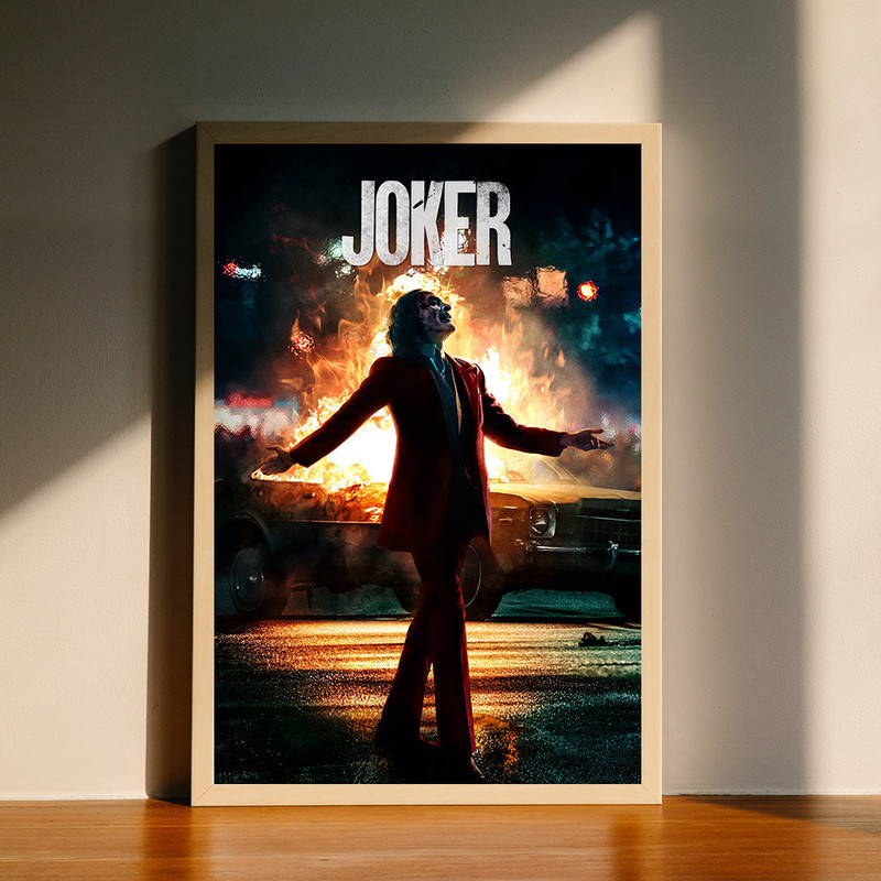 Joker 2019 Movie Canvas Poster, Wall Art Decor, Home Decor, No Frame.jpg