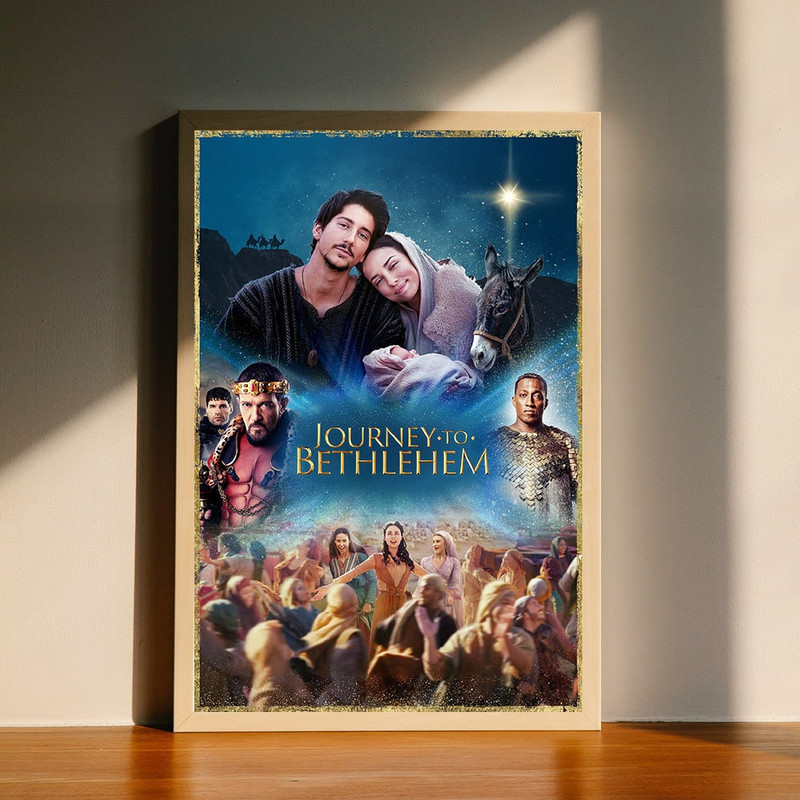 Journey To Bethlehem 2023 Movie Canvas Poster, Wall Art Decor, Home Decor, No Frame.jpg