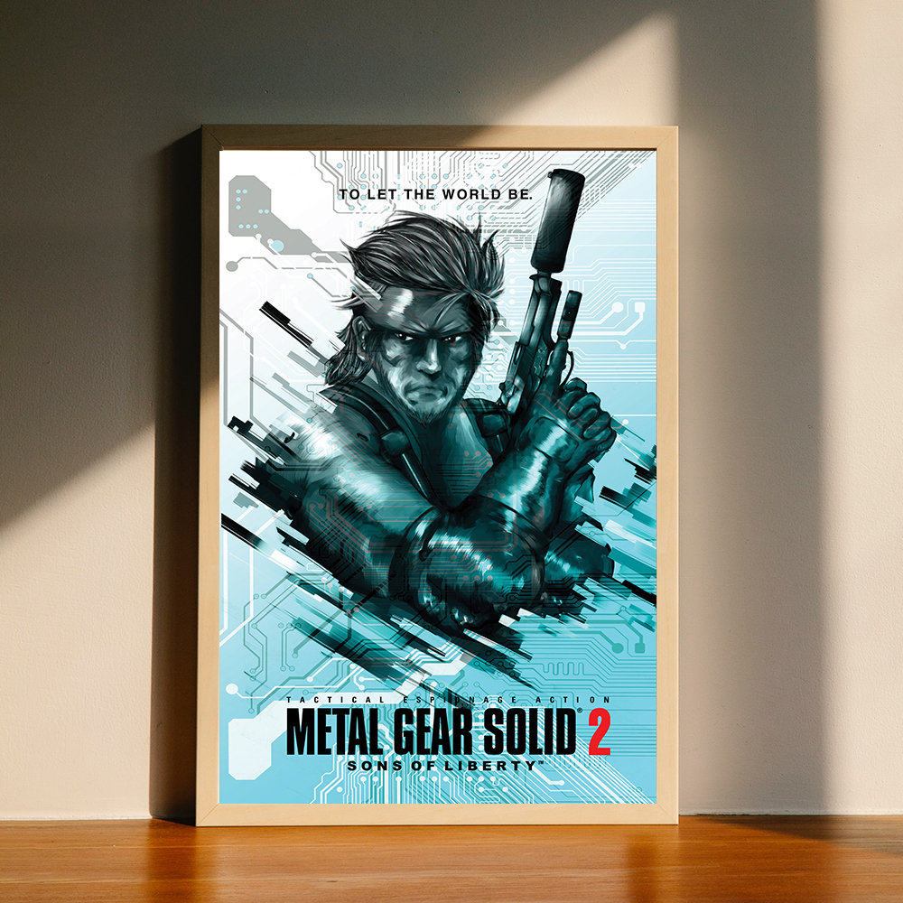 Metal Gear Solid 2 Canvas Poster, Wall Art Decor, Home Decor, No Frame.jpg