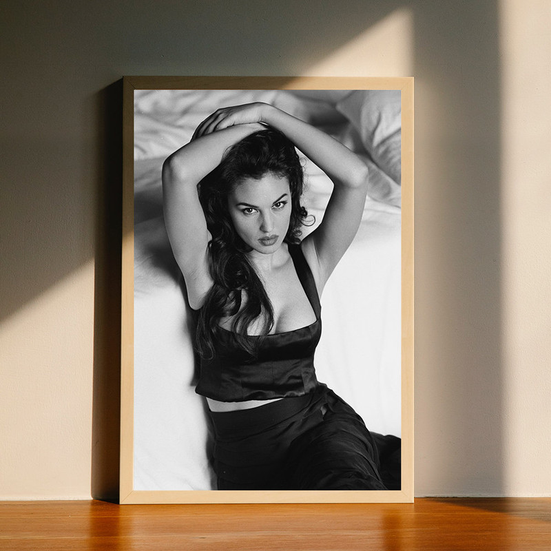 Monica Bellucci Canvas Poster, Wall Art Decor, Home Decor, No Frame.jpg