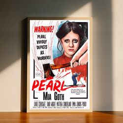 pearl movie canvas poster, wall art decor, home decor, no frame