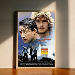point break 1991 movie canvas poster, wall art decor, home decor, no frame