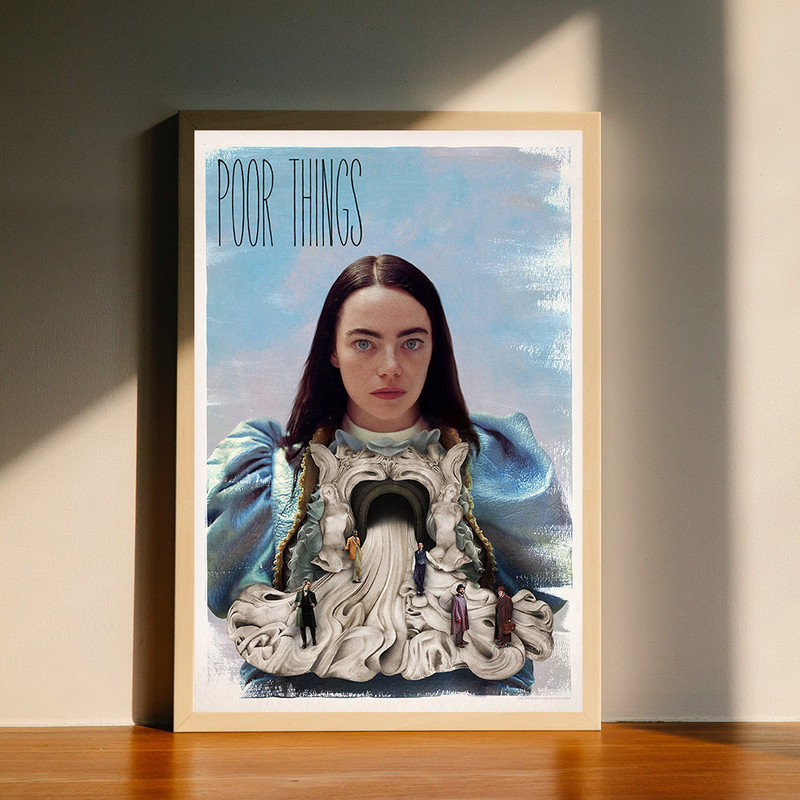 Poor Things 2023 Movie Canvas Poster, Wall Art Decor, Home Decor, No Frame.jpg