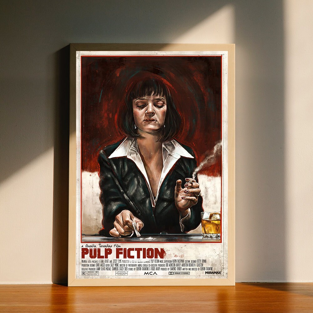 Pulp Fiction (2) Movie Canvas Poster, Wall Art Decor, Home Decor, No Frame.jpg