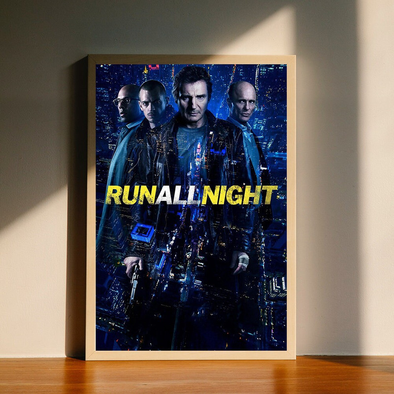 Run All Night Movie Canvas Poster, Wall Art Decor, Home Decor, No Frame.jpg