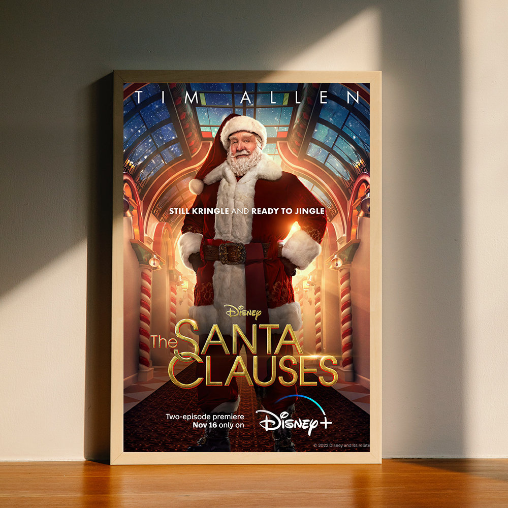 Santa Clauses 2023 Movie Canvas Poster, Wall Art Decor, Home Decor, No Frame.jpg