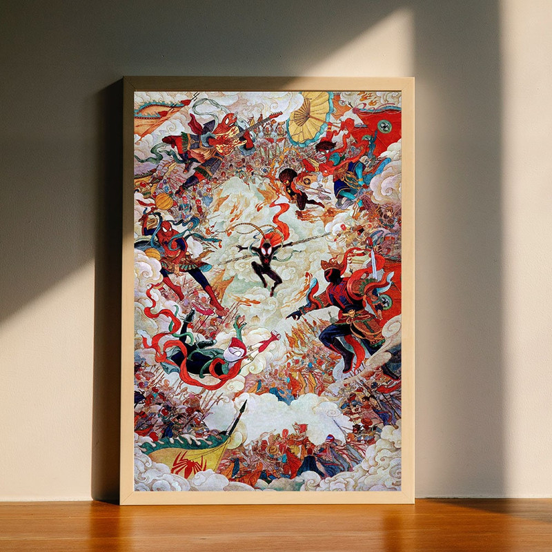 Spider-Man Across the Spider-Verse Movie Canvas Poster, Wall Art Decor, Home Decor, No Frame.jpg