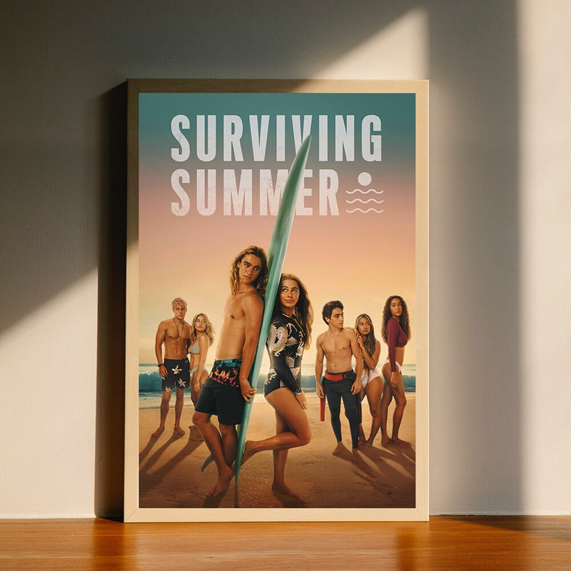Surviving Summer 2023 Movie Canvas Poster, Wall Art Decor, Home Decor, No Frame.jpg