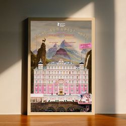 the grand budapest hotel movie canvas poster, wall art decor, home decor, no frame