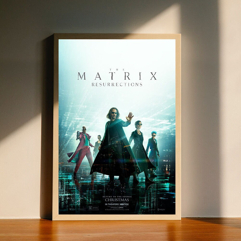 The Matrix Resurrections Movie Canvas Poster, Wall Art Decor, Home Decor, No Frame.jpg