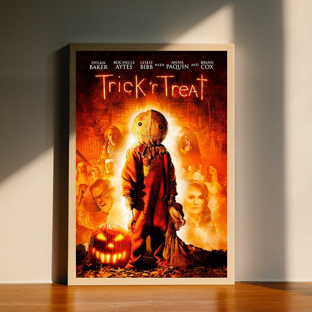 Trick R Treat Horror Movie Canvas Poster, Wall Art Decor, Home Decor, No Frame.jpg