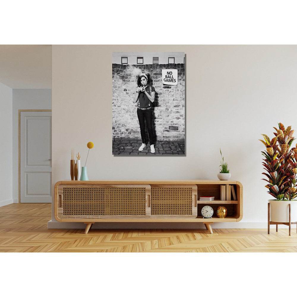 Amy Winehouse Ready To Hang Canvas,Amy Winehouse Black and White Poster,Album Cover Poster,Back to Black,Home Decor,Famous Singer Pop Music.jpg