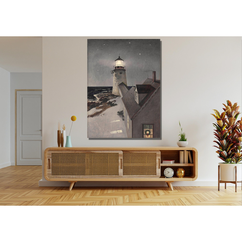 Andrew Wyeth Snowy Morning 1947 Ready To Hang Canvas,Andrew Wyeth,Andrew Wyeth Painting Art,Modern Home Wall Art Decor,Housewarming Gifts.jpg