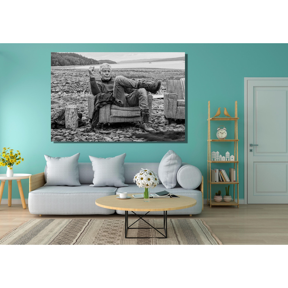 Anthony Bourdain Vintage Ready To Hang Canvas, Anthony Bourdain Canvas Print, Anthony Bourdain Art Poster, Home Decor Movie Posters Anthony.jpg