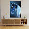 Blue Horse Ready To Hang Canvas,Fantastic Horse Wall Art Print on Canvas,Animal Painting Canvas,Animal Art Print,Room Decor,Wall Hanging Art.jpg