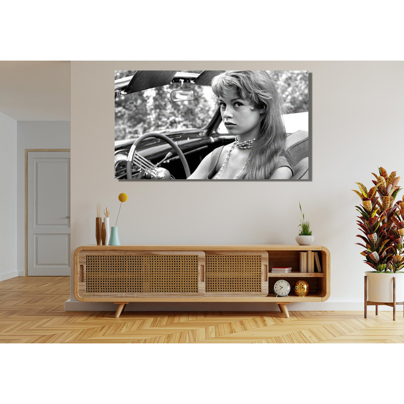 Brigitte Bardot Ready To Hang Canvas, Black and White Wall Art, Vintage Print,Photography Prints,Museum Quality Photo Art Print,Bardot Photo 1.jpg