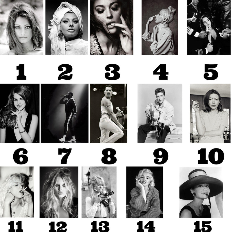 Brigitte Bardot Ready To Hang Canvas, Nipsey Hussle, Rihanna, Sophia Loren, Audrey Hepburn, Lana Del Rey,Elvis Presley,Freddy Mercury Poster.jpg