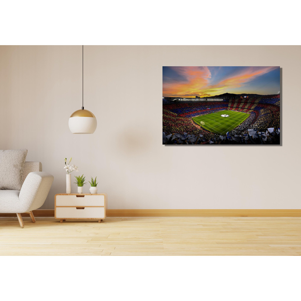 Camp Nou Ready To Hang Canvas, Nou Camp Canvas, Camp Nou Canvas, Camp Nou Poster Wall Art Design, Camp Nou Stadium Football Canvas Print Art.jpg