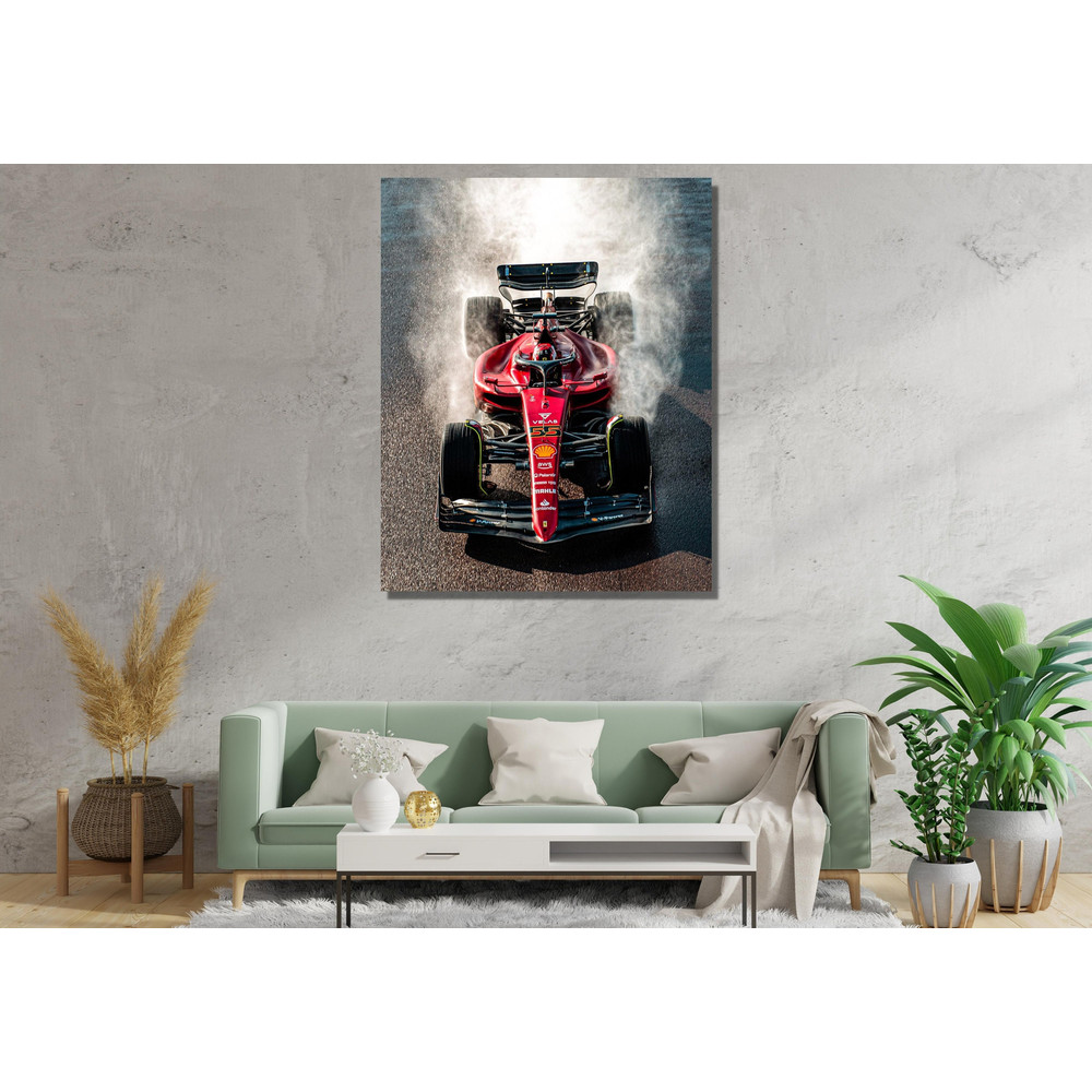 Carlos Sainz Ready To Hang Canvas,Grand Prix Poster,SAI55 Poster,Carlos Sainz 55 Number Canvas Wall Art,Sainz Print Canvas,Carlos Sainz Gift.jpg