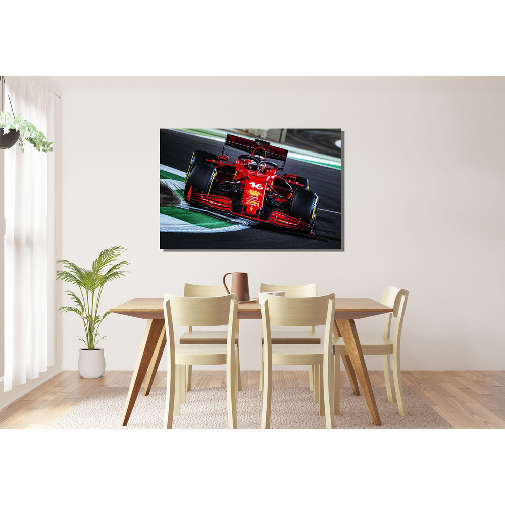 Charles Leclerc Ready To Hang Canvas, Leclerc Photo, Leclerc Print, Formula 1 Canvas, Ferrari Fan Gift, Pit Stop,Ferrari Wall Art,Sports Bar.jpg