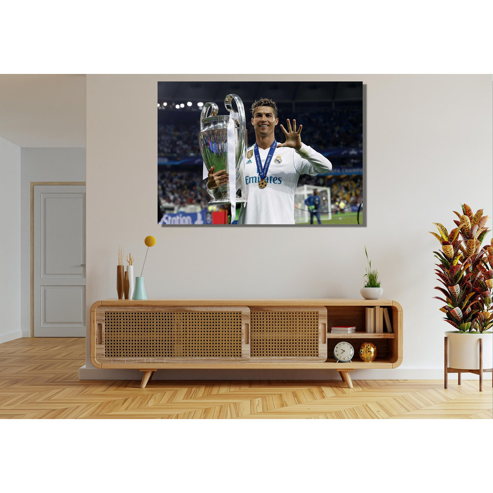 Cristiano Ronaldo Ready To Hang Canvas,Cristiano Ronaldo Poster,Cristiano Ronaldo Canvas,Cristiano Ronaldo Print,Cristiano Ronaldo with Cup.jpg