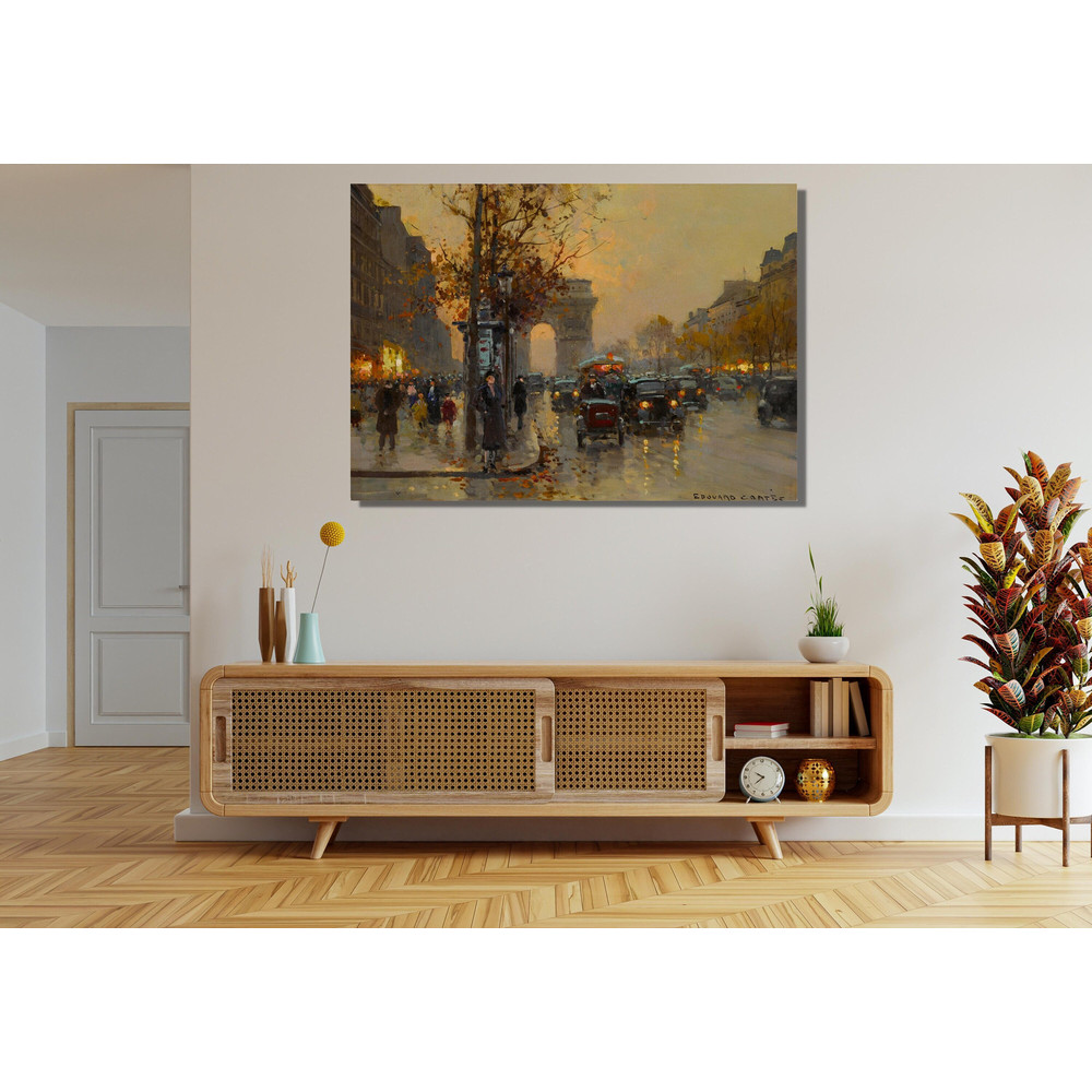 Edouard Leon Cortes Paris Ready To Hang Canvas,Vaudeville Theater Paris City,Dinning Room,La Coupole Montparnasse Paris Edouard Leon Cortes.jpg