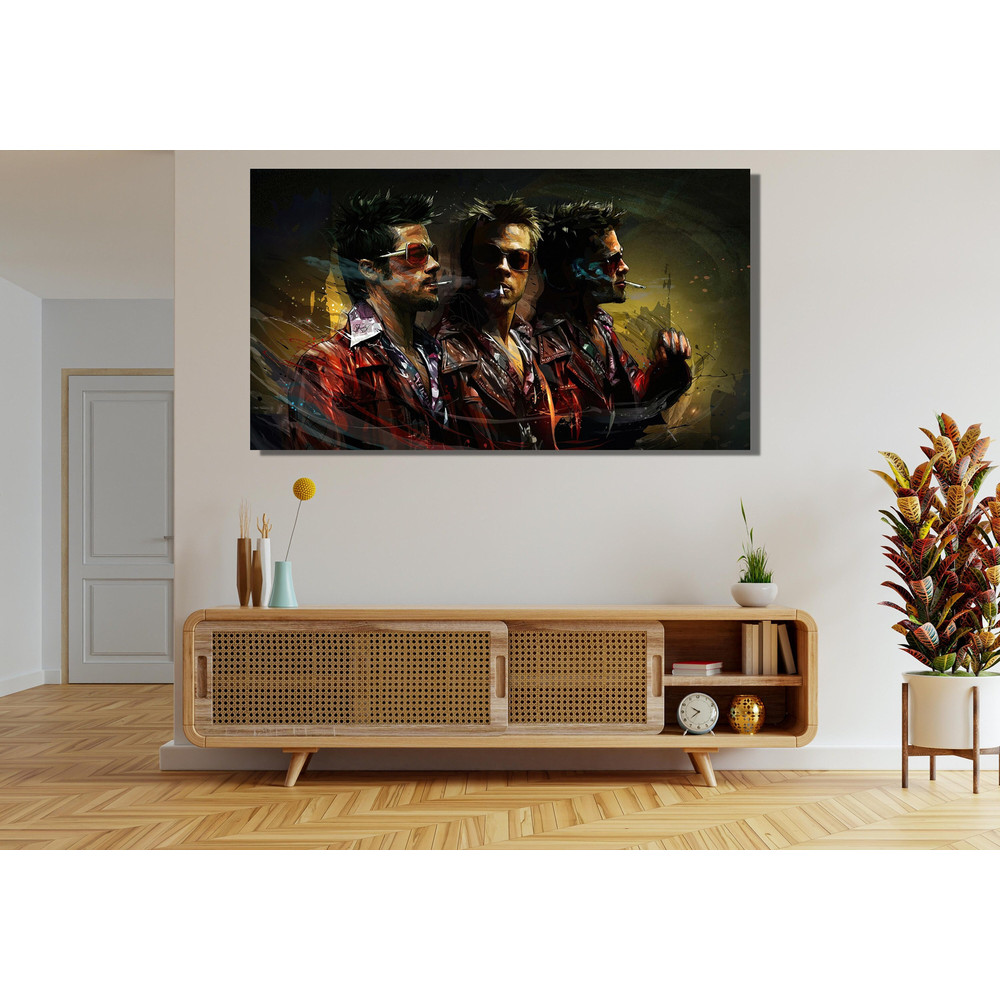 Fight Club Movie Ready To Hang Canvas,Fight Club Poster,Fight Club Print,Fight Club Canvas,Anniversary Gift,Tyler Durden Poster,Fight Club.jpg