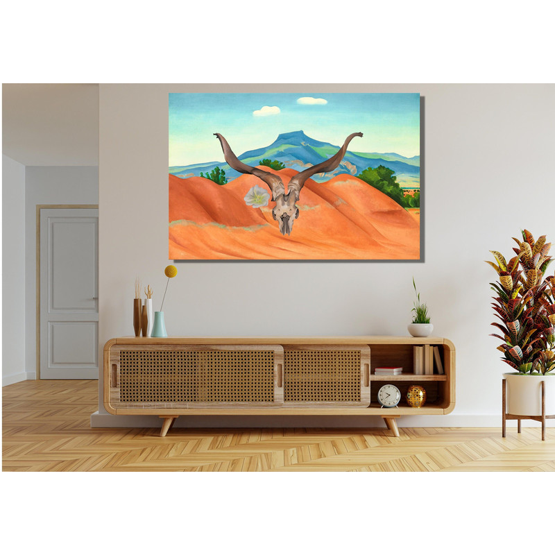 Georgia O'Keeffe Mountain Ready To Hang Canvas,Reproduction Painting,O'Keeffe Picture,O'Keeffe Poster,OKeeffe Water Green Mountain,Landscape 1.jpg