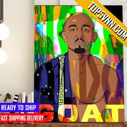 trend jose aldo junior is goat ufc featherweight fans poster canvas