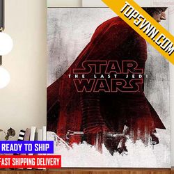 trend kylo ren poster for star wars the last jedi gifts poster canvas