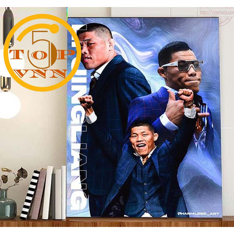 TREND Li Jingliang Showcase His Suit In UFC 279 Poster Canvas.jpg