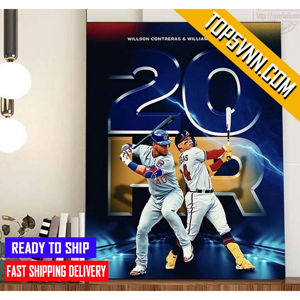 TREND Willson Contreras And William Contreras 20 HR Gifts Poster Canvas.jpg
