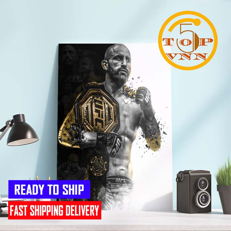 UFC 276 Alexander Volkanovski UFC Featherweight Champions Fan Gifts Poster Canvas.jpg