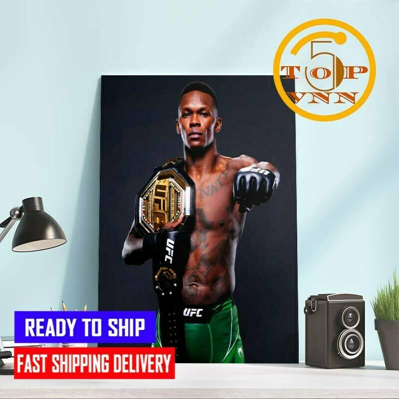 UFC 276 Israel Adesanya UFC Middleweight Champions Winner Home Decor Poster Canvas.jpg