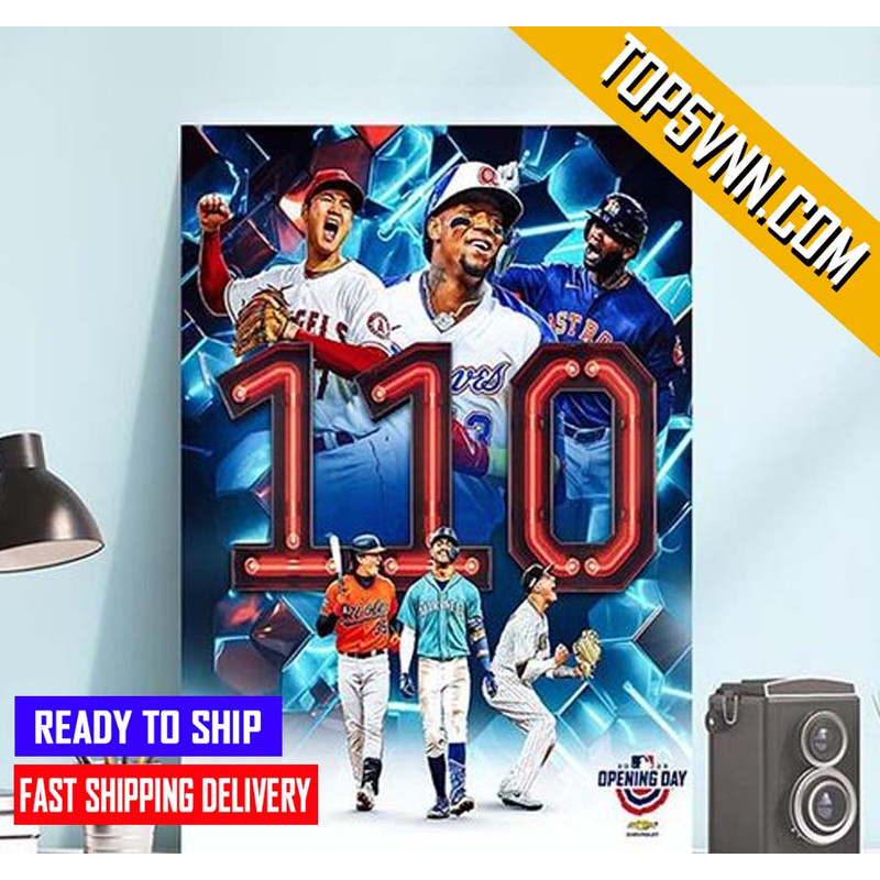 We Are Getting Closer To Opening Day It Is Just 110 Days Away MLB Poster Canvas Gift For Fans.jpg