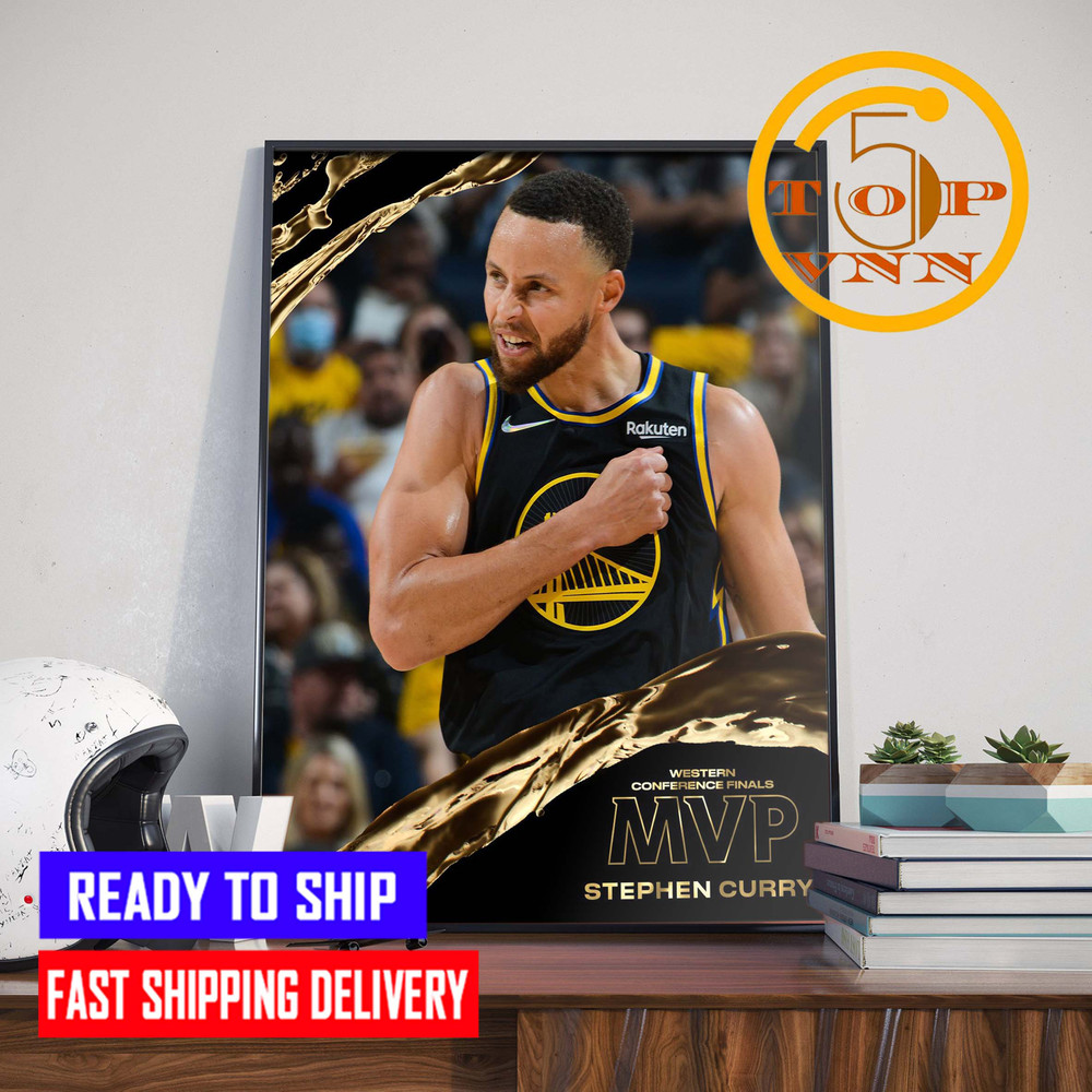 Western Conference Finals MVP Stephen Curry Poster Canvas Home Decoration.jpg