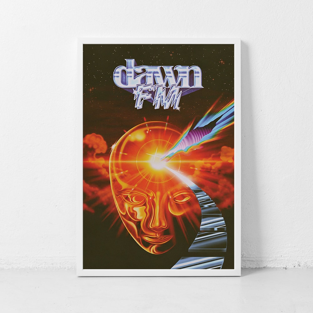 Dawn FM-The Weeknd Music poster, Album Cover Poster Wall Art Decor Print Picture Paintings for Living Room Canvas Poster.jpg