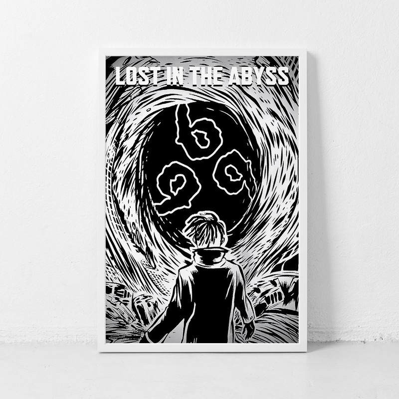 Juice WRLD-Lost In The Abyss Music Gig Concert Poster Classic Retro Rock Vintage Wall Art Print Decor Canvas Poster.jpg