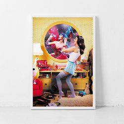katy perry music poster, album cover poster wall art decor print picture paintings for living room canvas poster