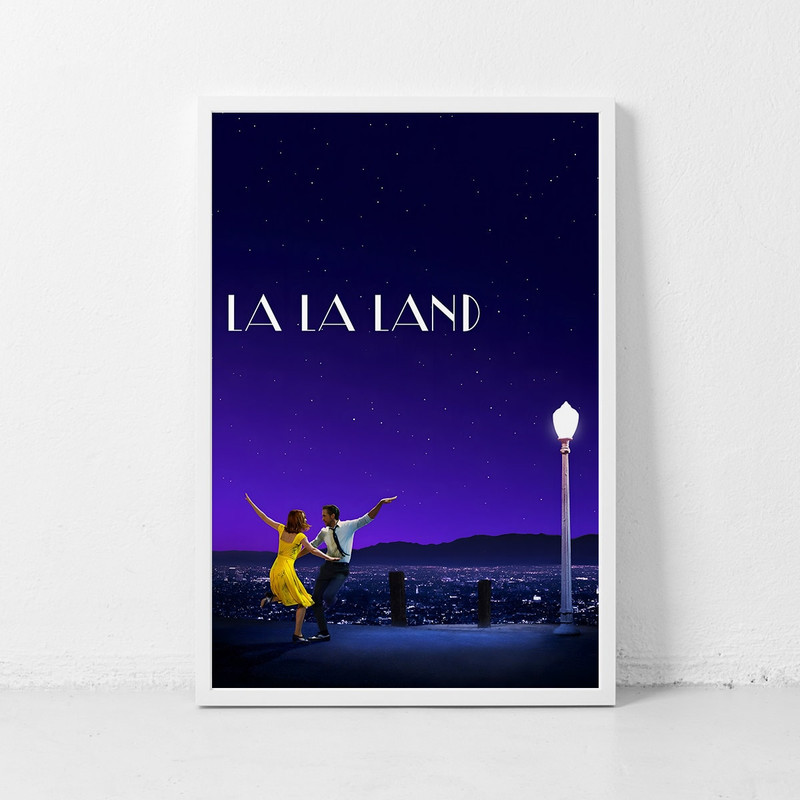 La La Land Movie Poster Classic Retro Rock Vintage Wall Art Print Decor Canvas Poster 1.jpg
