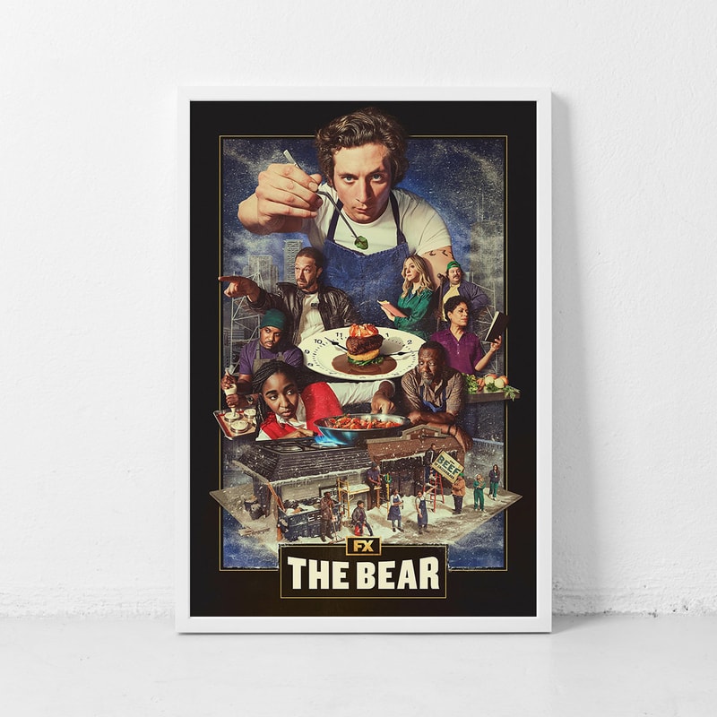 The Bear Movie Poster Classic Retro Rock Vintage Wall Art Print Decor Canvas Poster.jpg