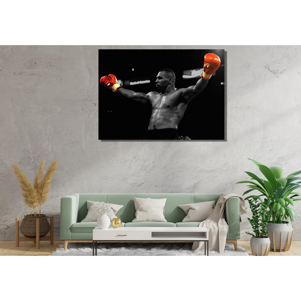 Mike Tyson Ready To Hang Canvas, Mike Tyson Print, Boxing Poster, Mike Tyson Wall Art, Mike Tyson Poster, Boxing Wall Decor, Boxing Gift Art.jpg