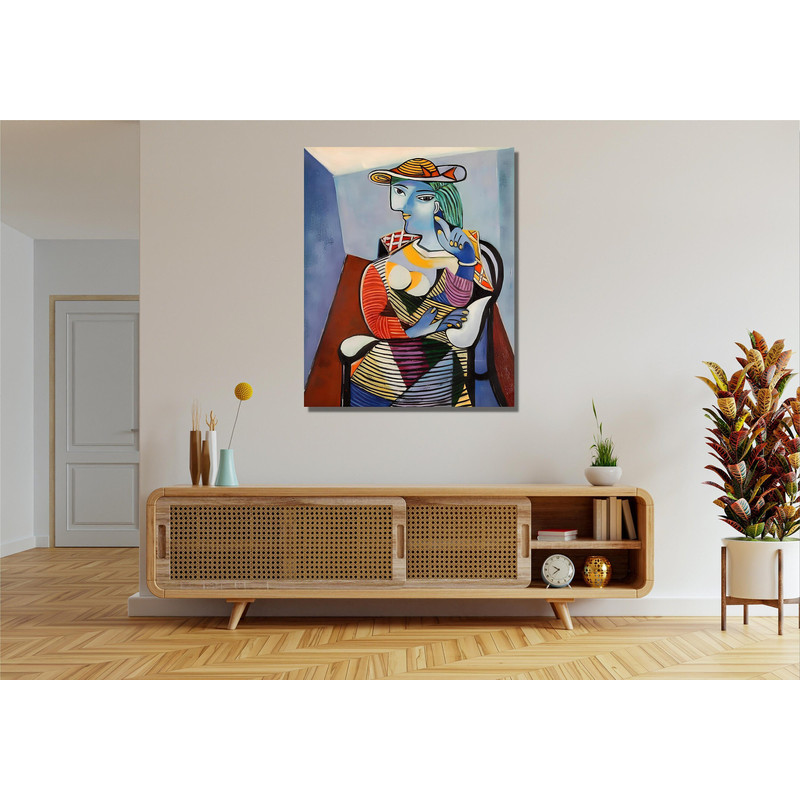 Pablo Picasso Marie Therese Water Portrait 1937 Ready To Hang Canvas,Modern Fine Art Home Decor Art,Picasso Art Gallery,Picasso Portrait Art.jpg
