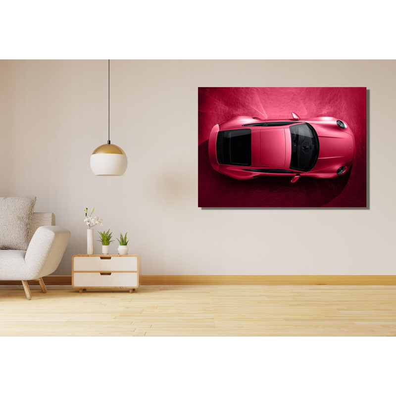 Pink Porsche Ready To Hang Canvas, Porsche 911 Canvas, Porsche 911 Carrera Canvas, Pink Porsche 911 Carrera Poster,Porsche Print,Super Car.jpg