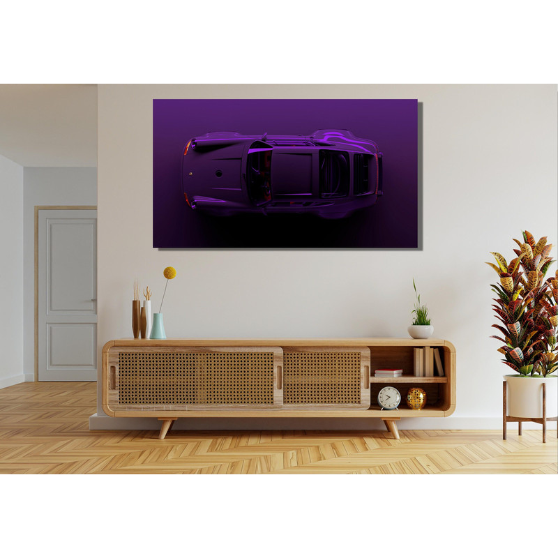 Purple Porsche Sport Car Ready To Hang Canvas,Porsche 911 Canvas,Porsche 911 Carrera Canvas,Purple Porsche 911 Carrera Poster,Porsche Purple.jpg